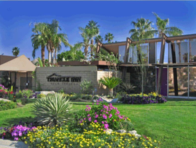 Triangle Inn Clothing Optional Resort For Men Palm Springs Exterior photo