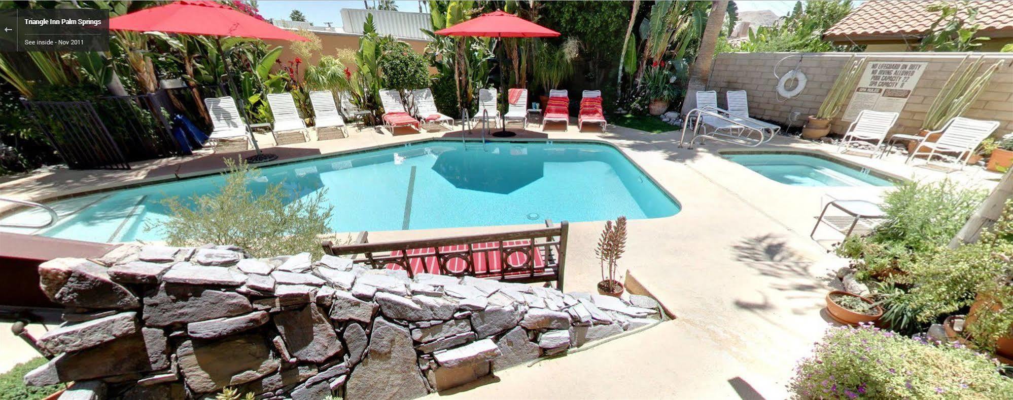 Triangle Inn Clothing Optional Resort For Men Palm Springs Exterior photo